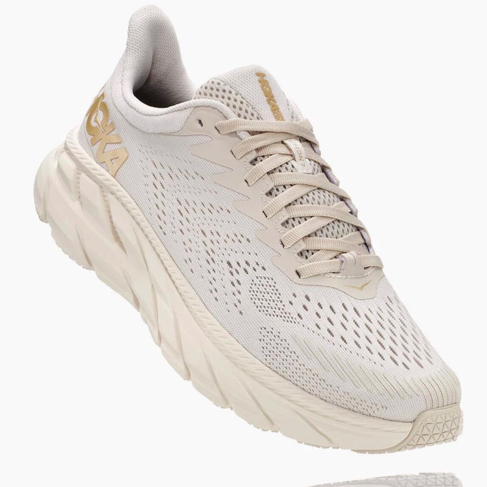 Hoka One One Women Clifton 7 Almond Bronze GOLDEN